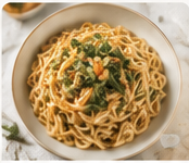 Coconut Garlic Parmesan Pasta