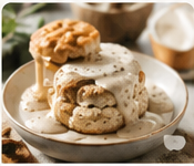 The Ultimate Coconut Gravy & Biscuits