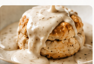 The Ultimate Coconut Gravy & Biscuits